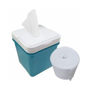 Feuchttuchspender mit Tuchrolle